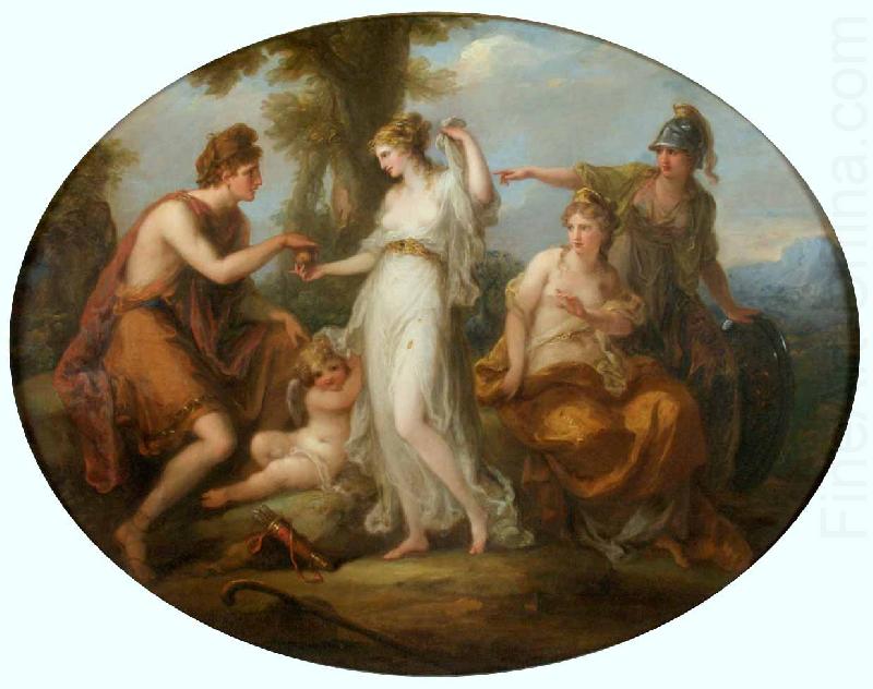 El juicio de Paris, Angelica Kauffmann